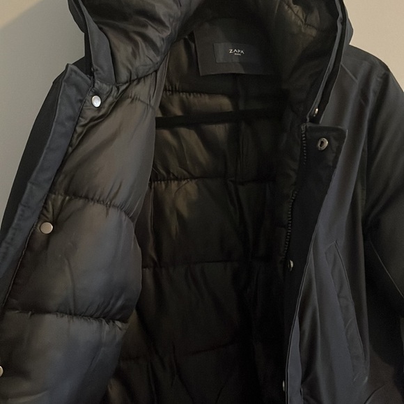 ZAPA Paris Black Winter Puffer Jacket - Picture 6 of 9